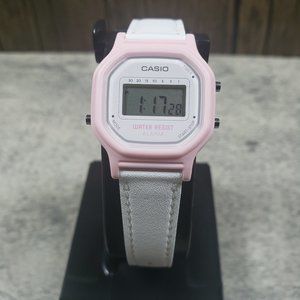 Casio Women's Classic Quartz Casual Watch LA11WL-4A White/Pink